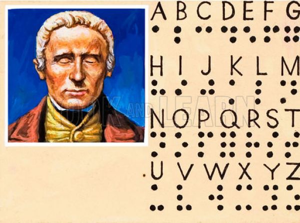 Louis Braille, inventatorul sistemului de scriere utilizat de nevazatori